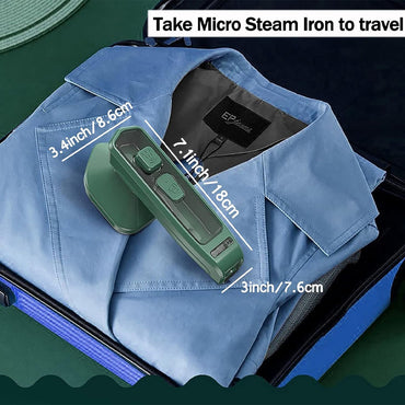 Mini Iron  Travel Portable Heats Up Within 25S, Hand  for Clothes, Travel More Refined and Stylish, Handheld Garment , Fabric Hat