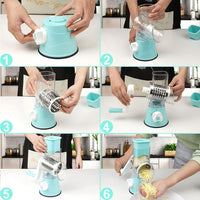 (Net) Tabletop Drum Grater Shredders & Slicers - Your Multifunctional Manual Vegetable Wizard
