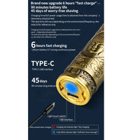 (net) Mini Electric Shaver Portable USB Rechargeable Shaver