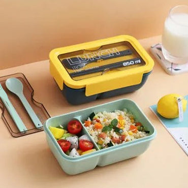 Lunch Box, Leakproof,Food Container Cutlery Set, Bpa Free, Microwave Dishwasher Safe Meal Prep Containers / 78913