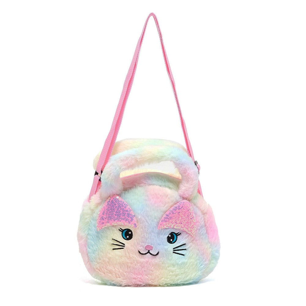 (NET) Furry Mini Bag