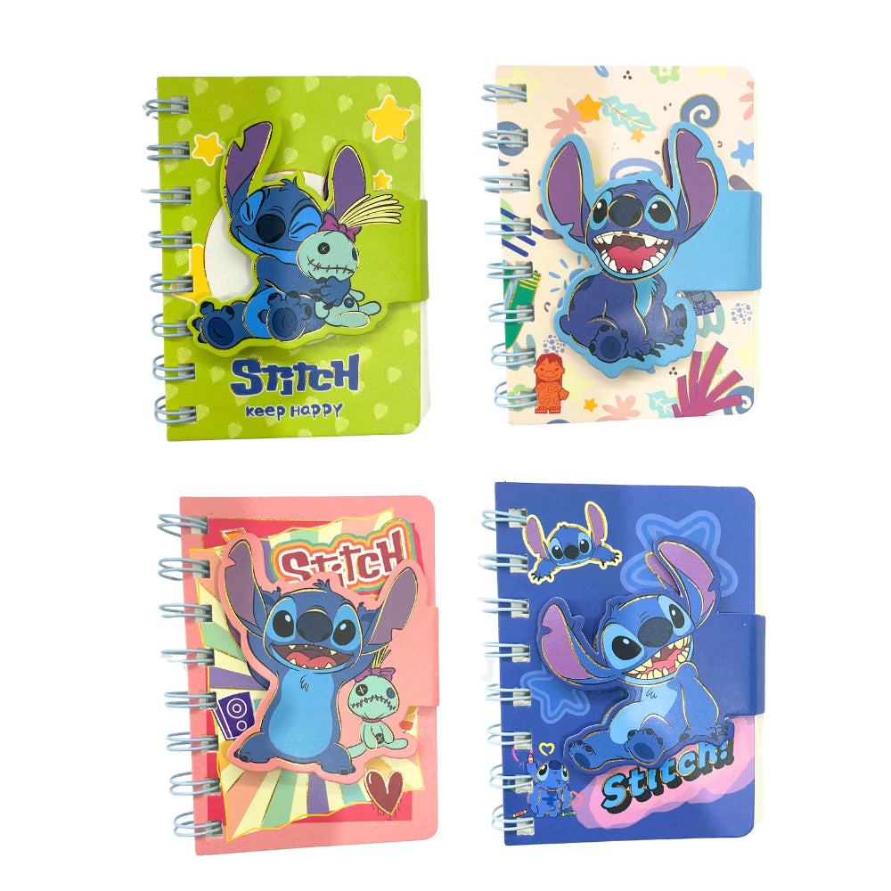 Mini Stich Notebook With Closure