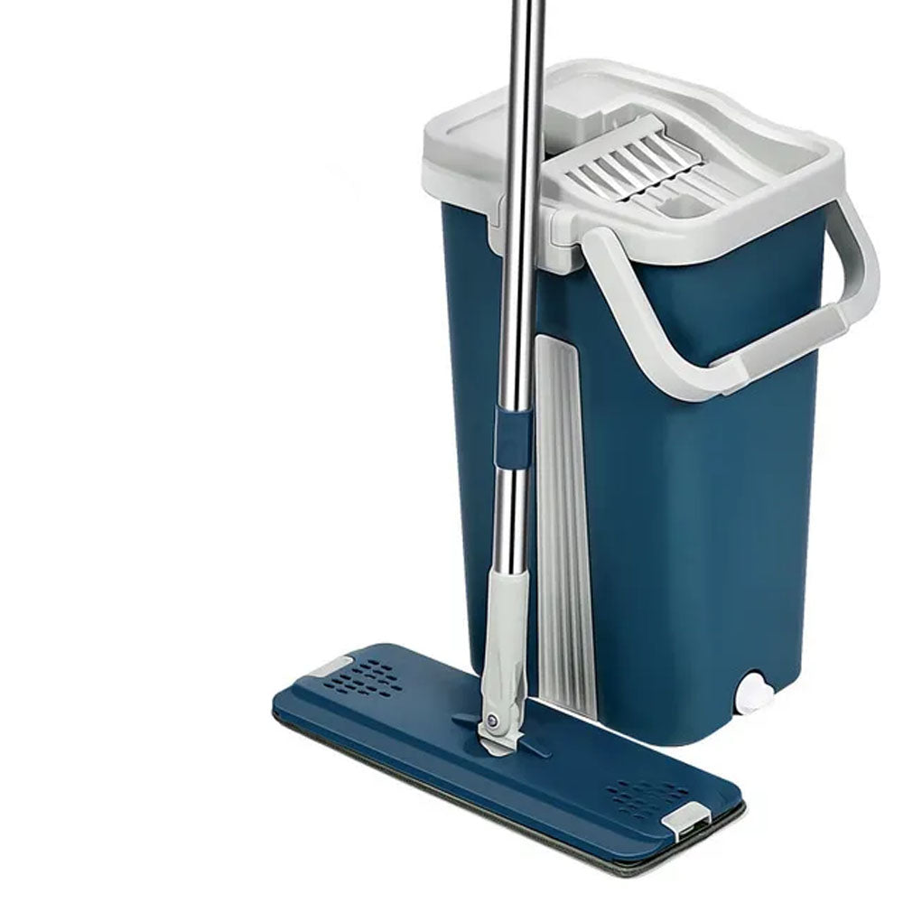 Mop Scratch Cleaning Automatic Spin Mop Bucket Flat Squeeze Hand Free Wringing Magic Microfiber Mop Home Floor Cleaning Mop / 406768