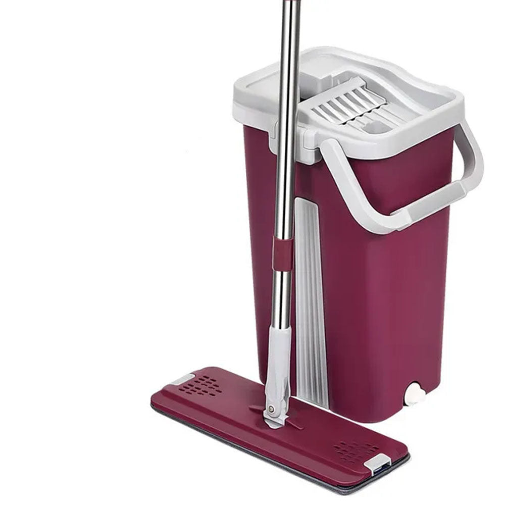 Mop Scratch Cleaning Automatic Spin Mop Bucket Flat Squeeze Hand Free Wringing Magic Microfiber Mop Home Floor Cleaning Mop