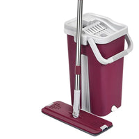 Mop Scratch Cleaning Automatic Spin Mop Bucket Flat Squeeze Hand Free Wringing Magic Microfiber Mop Home Floor Cleaning Mop / 406768