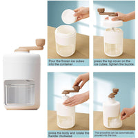 Mini Manual Shaver Portable Ice Maker Beverage Crusher Kitchen Tool Household