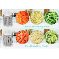 (Net) Tabletop Drum Grater Shredders & Slicers - Your Multifunctional Manual Vegetable Wizard