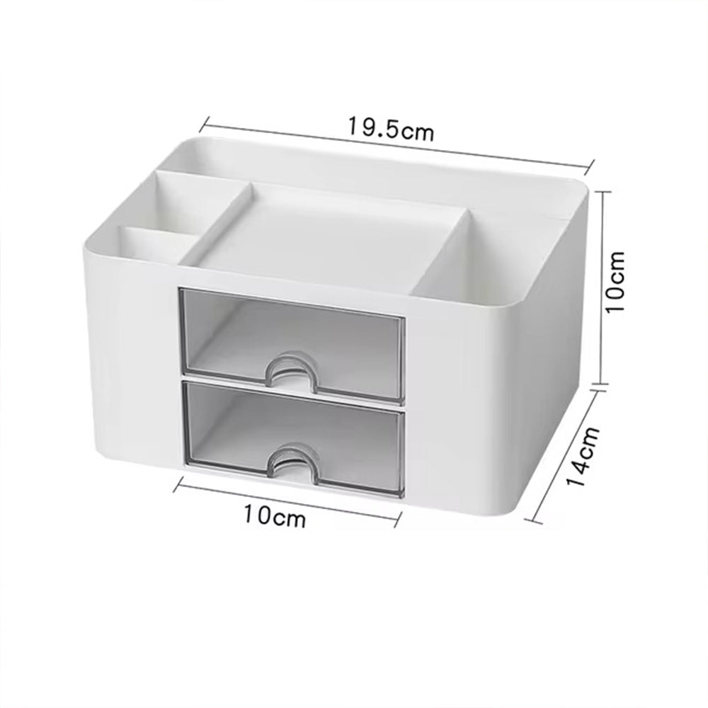 Plastic Table Organizer Simple White Office Desk