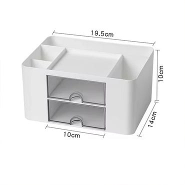 Plastic Table Organizer Simple White Office Desk