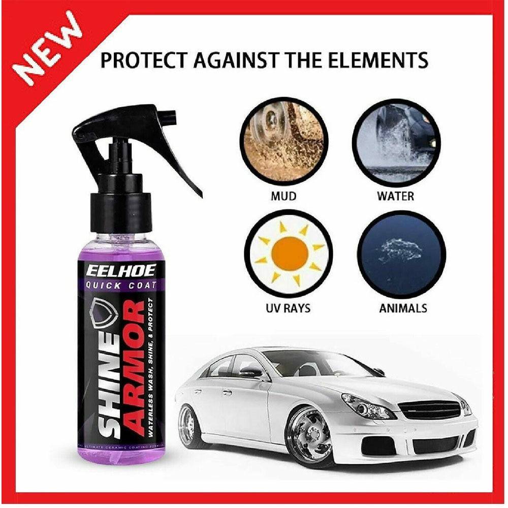 Shine Armor Fortify Quick Coat Ceramic Coating Car Wax - 3 in 1 Hydrop