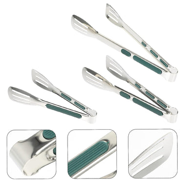 (net) Stainless Steel Kitchen Tongs