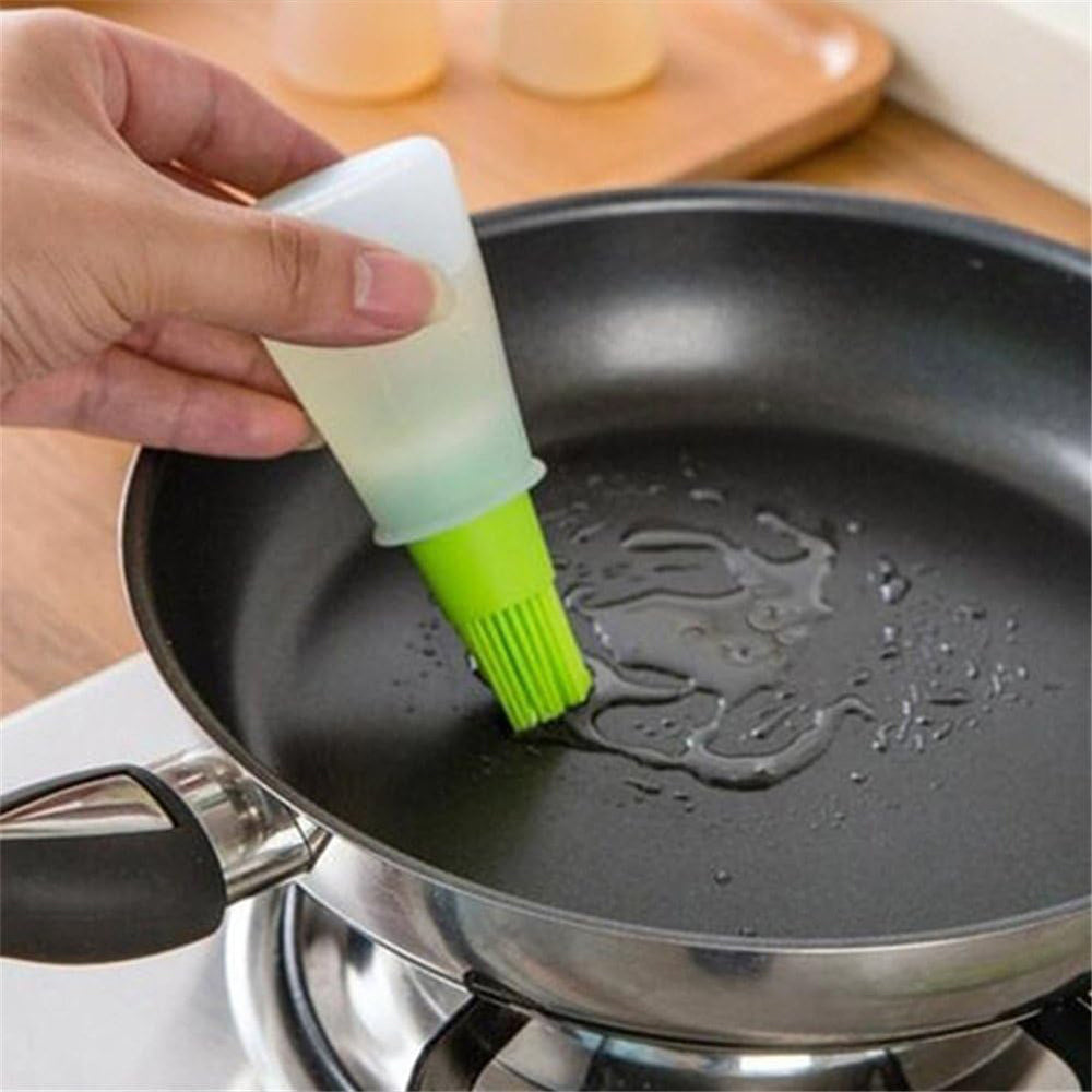 Silicone Squeeze Basting Brush Oil Dispenser