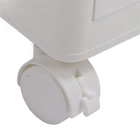 (Net) Multi-Function Storage Cabinet with Double Doors And 4 Layers