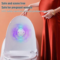 (NET) Toilet Sterilizer, Toilet Bowl Cleaner, Smart Electric UV Light Aromatherapy, Safe UV Lamp Toilet Cleaner for Washrooms Lavatories Bathrooms Restrooms / YX-530