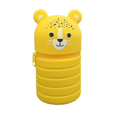 Animal Silicone Pencil Case With Cresko Closure