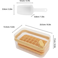 Freezer Ice Cubes Tray 2 Layers