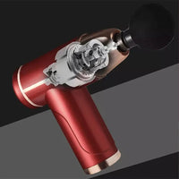 (Net) Mini fascial Massage Gun, Deep Tissue Portable Muscle Massager for Back Relief, Electric Massage Gun with one Massage Head, for Relieves muscle stiffness and soreness