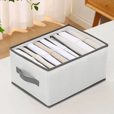 (net) Clothes Organizer 8 Divisions With Handle