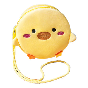 Children's Shoulder Bag Toddler Plush Bag Round Purse