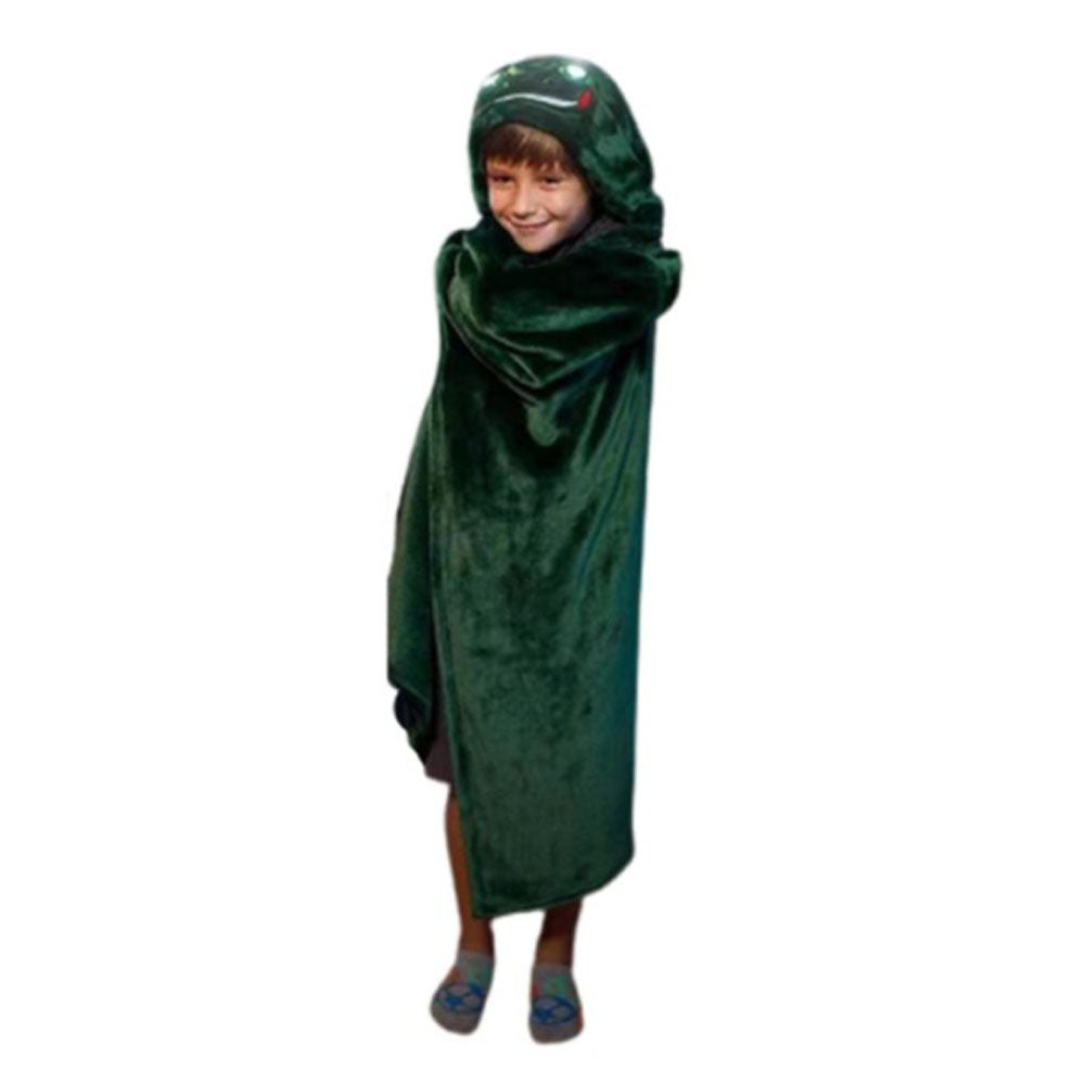 Bright Eyes Blanket Super Soft Blanket for Kids with LED Lights - Hooded Blanket, Robe, Comfy Throw Blanket, Machine Washable