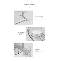 360 Degree Rotating Makeup & Skincare Organizer Large Capacity 2Layers / JN-689