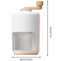 Mini Manual Shaver Portable Ice Maker Beverage Crusher Kitchen Tool Household