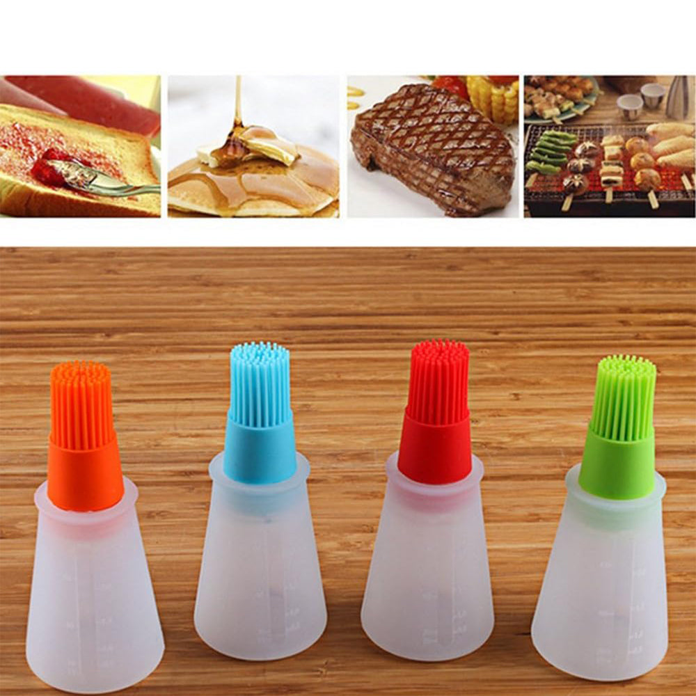 Silicone Squeeze Basting Brush Oil Dispenser