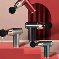 (Net) Mini fascial Massage Gun, Deep Tissue Portable Muscle Massager for Back Relief, Electric Massage Gun with one Massage Head, for Relieves muscle stiffness and soreness