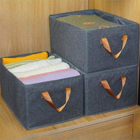 (Net) Cationic Steel Frame Storage Box, Foldable Portable Cloth Clothes Organizer Basket 40x28x18 cm