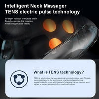 Hot Compress Neck Massager, EMS Pulse, Cervical Massage Machine, Neck Pain Relief, Muscle Relaxation / KH-960