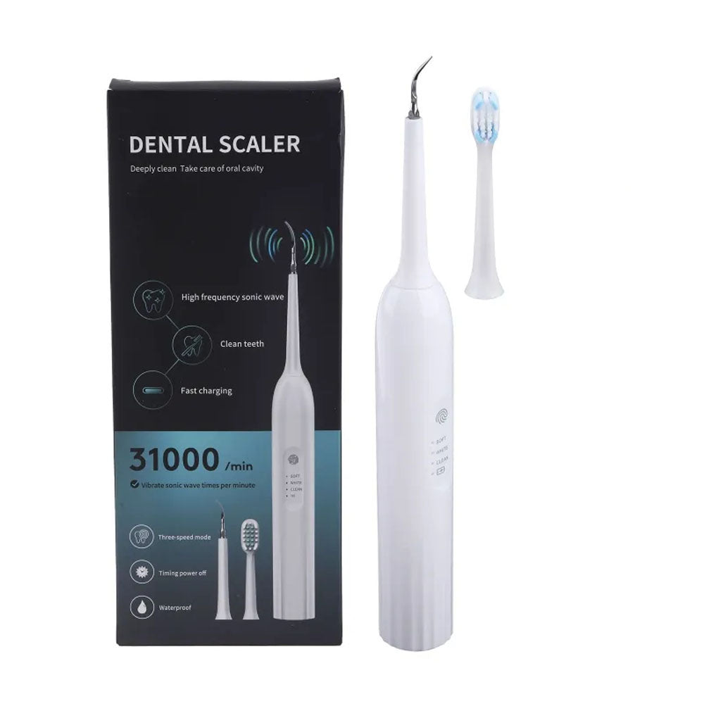 Electric Teeth Cleaner 2 in 1 Electric Teeth with Toothbrush Head