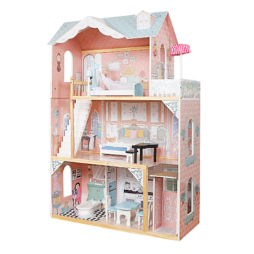 (Net) Wooden Doll house Playset