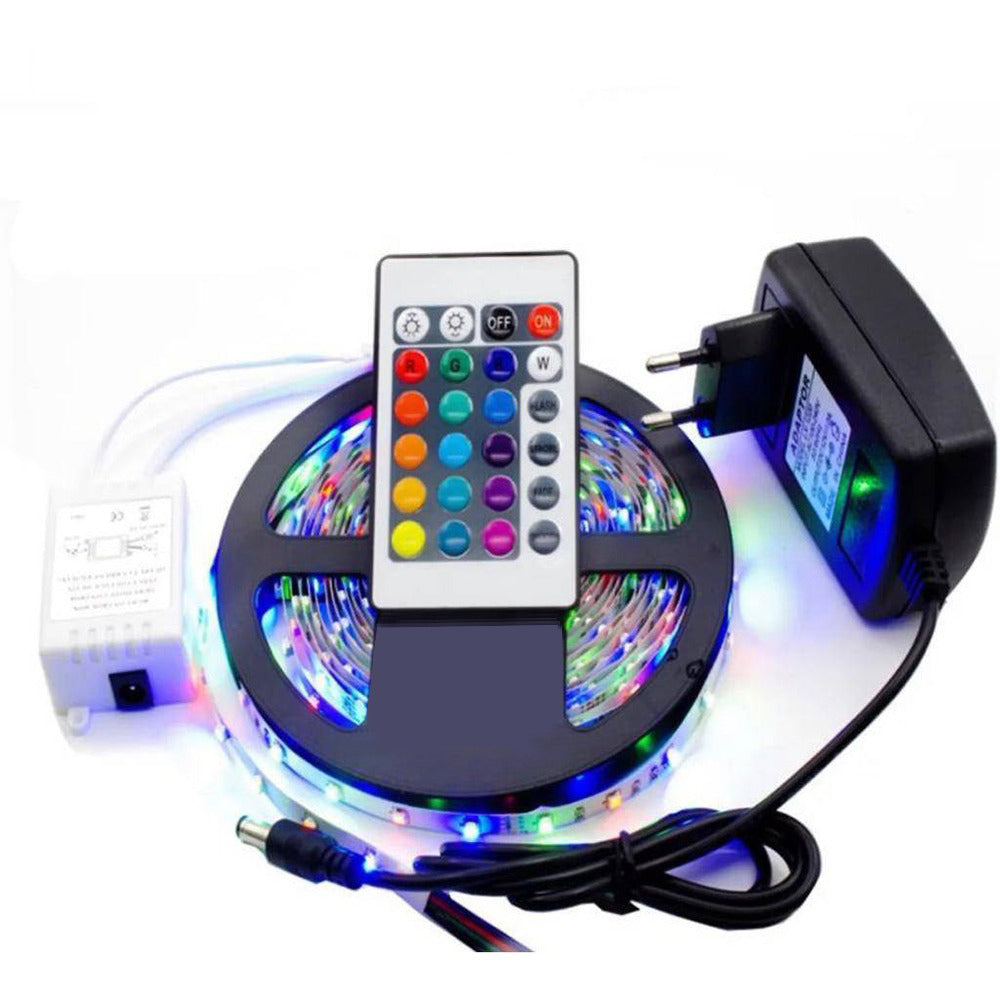 LED Strip Light Multicolor 5M With Remote