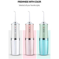 (Net) New PPS Oral Irrigator Cordless Water Flosser Dental Waterproof 4 HEAD / 521485