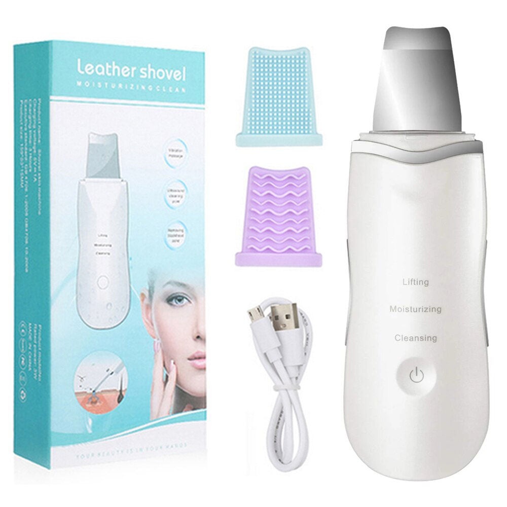 (Net) Shovel Skin Machine Skin Scrubber Facial Skin Scrubber, Ultrason