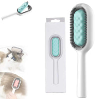 (Net) Clean Hair Removing Comb Sticky Brush For Cats Dog Cuddles, Pet Hair Remover with Wet Wipes for Long & Short Haired