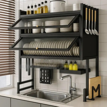 (Net) Double Layer Drain Rack