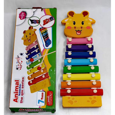 Toy Xylophone 8 Tones With Animal Figures