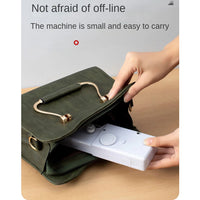 Mini Handheld Sewing Machine Portable Electric Hand Sewing Machine Quick Repairing Suitable for Home Travel Clothes Cloth Curtain / CS-101B