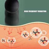 (Net) Muscle Massage Gun, USB Charging Powerful Muscle Percussion Massager Gun Comfortable Relaxing for Relieve Chronic Shoulder and Neck Pain