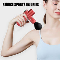 (Net) Muscle Massage Gun, USB Charging Powerful Muscle Percussion Massager Gun Comfortable Relaxing for Relieve Chronic Shoulder and Neck Pain