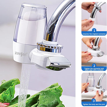 Household Faucet Water Purifier, Ceramic Cartridge Water Purifier, Without Filter / ZSW-050