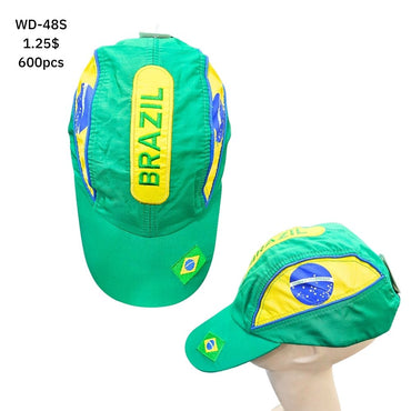 Brazil Flag Hat