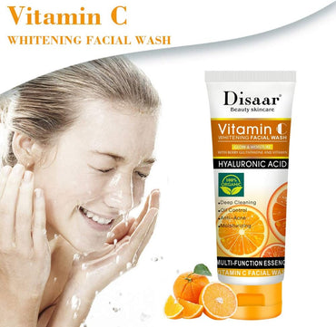 (NET) Vitamin C Whitening Facial Wash Hyaluronic Acid Multi Function 100ml/219319