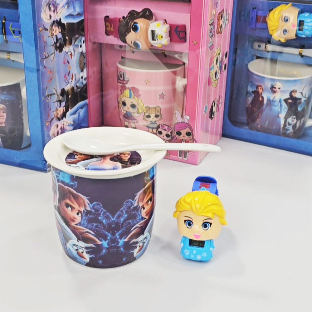 Frozen Ceramic Mug Set Of 4 Pcs