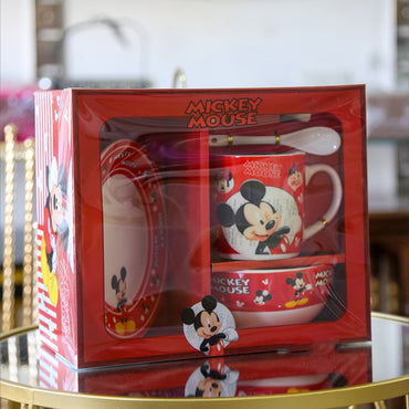 Mickey Mouse Ceramic Mug Set Of 5 Pcs