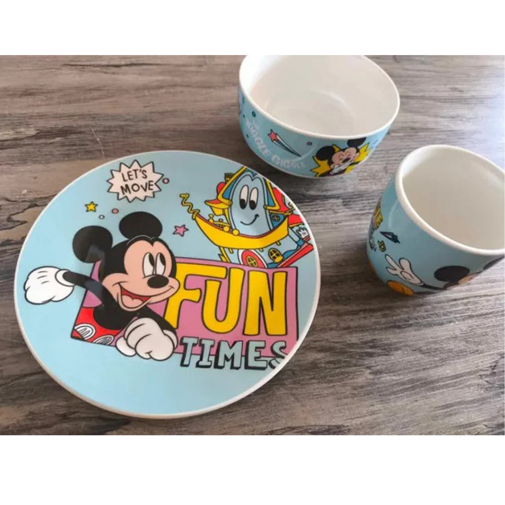 Mickey Mouse Ceramic Mug Set Of 3 pcs