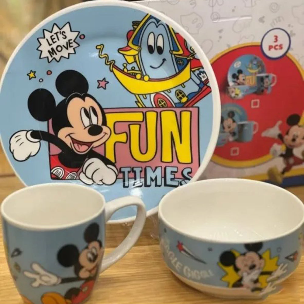 Mickey Mouse Ceramic Mug Set Of 3 pcs