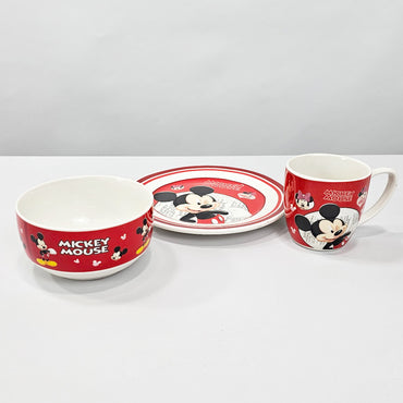 Mickey Mouse Ceramic Mug Set Of 3 pcs