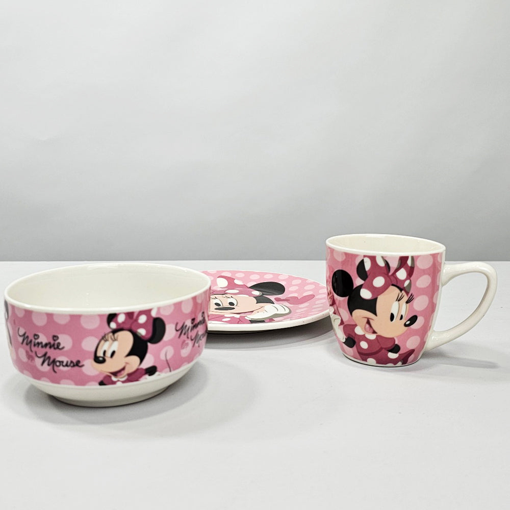 Minnie Mouse Ceramic Mug With Plate